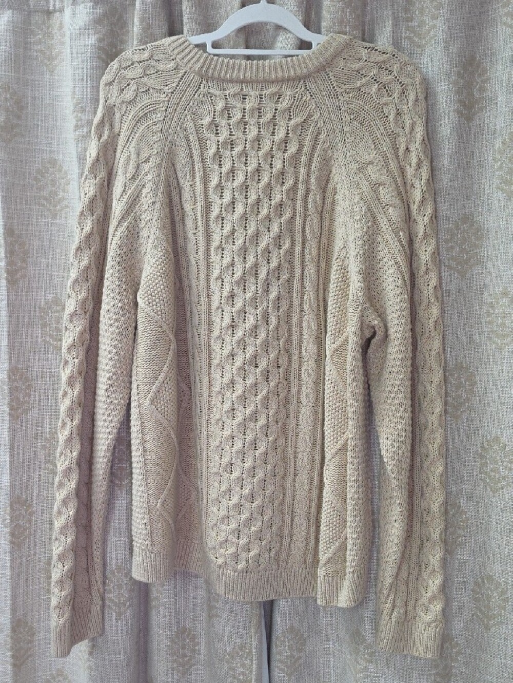 Nike Swoosh Cable Knit Crewneck Sweater - Picture 4 of 5